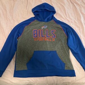 Fanatics Blue and Gray hoodie Buffalo Bills